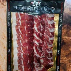 Comprar online Jamón cebo 50% raza ibérica cortado y envasado al vacío 125gr