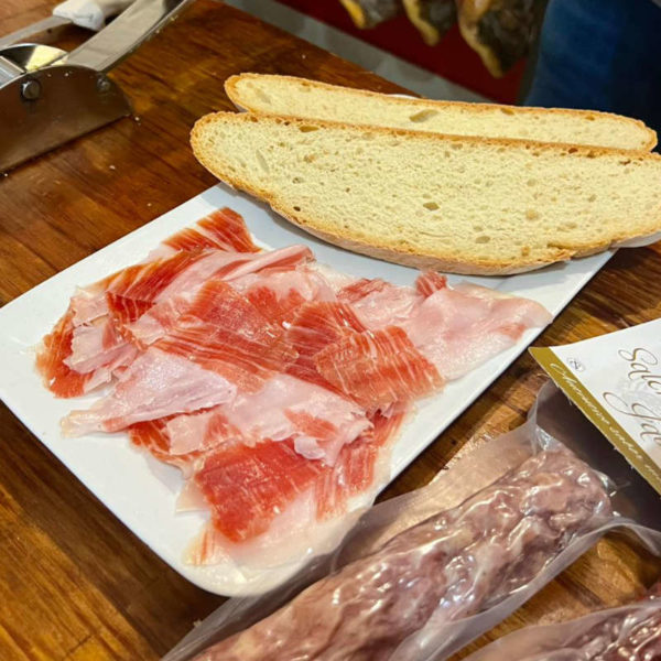 Jamón cortadode cebo ibérico 50% López Puerto