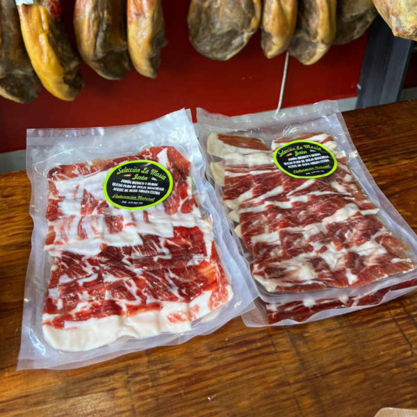 Jamón cortadode cebo ibérico 50% López Puerto