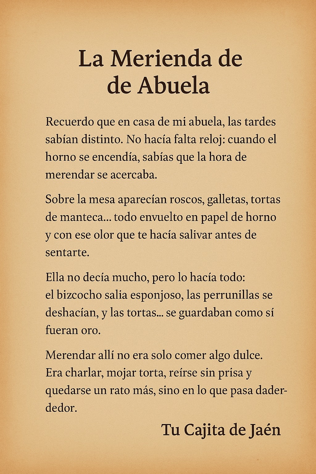 Lote Panadería La Merienda de la Abuela